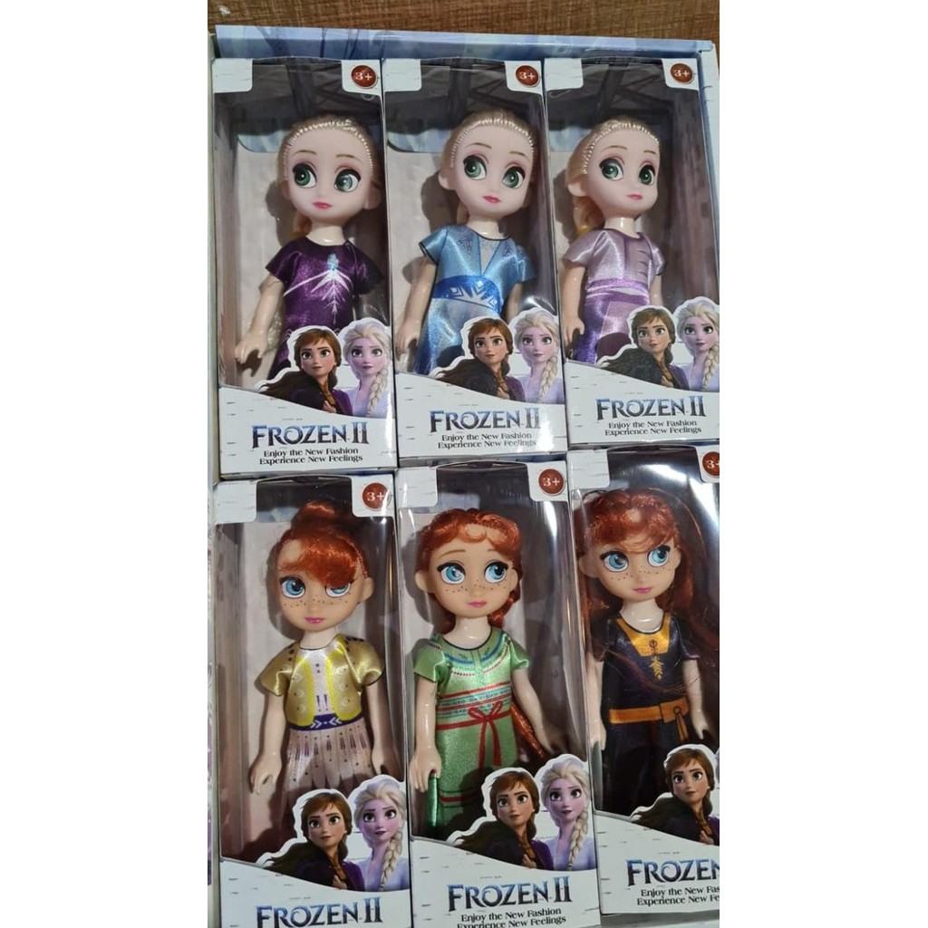 Boneka Frozen & Princess set isi 6