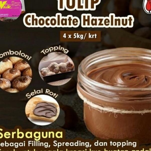 

Selai / Filling Coklat Hazelnut Tulip 1 Kg Khusus Grab Dan Gojek