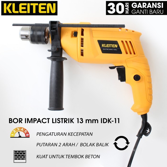 KLEITEN IDK11 Mesin Bor Impact 13 mm - Bor Tembok 13mm - Bor Beton 13