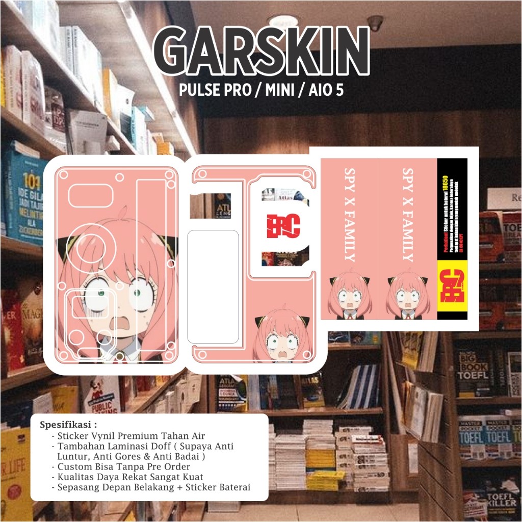 

Wrap* Er Concept Sipulse Bulat 26 Wrap Skin Stiker Garksin CUSTOM Gratis (2pcs)