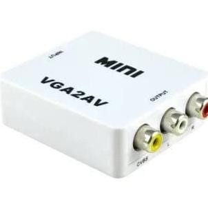 Vga To Rca Converter / Converter Vga To Av / Vga To Av Mini Converter