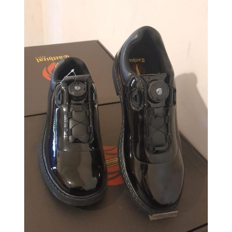 Sepatu Polisi Pdl Pdh Satpam Satpol Pp Tali Putar Tni Polri Pria Keren