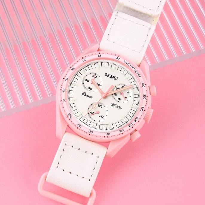 Jam Tangan Pria Wanita Analog Chronograph Tali Nylon SKMEI 1982 [terbaik]