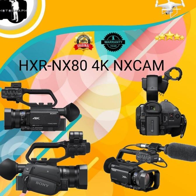 Hxr-Nx80 4K Nxcam / Camcorder Nx80 4K Nxcam / Nx80 4K Nx Cam Original