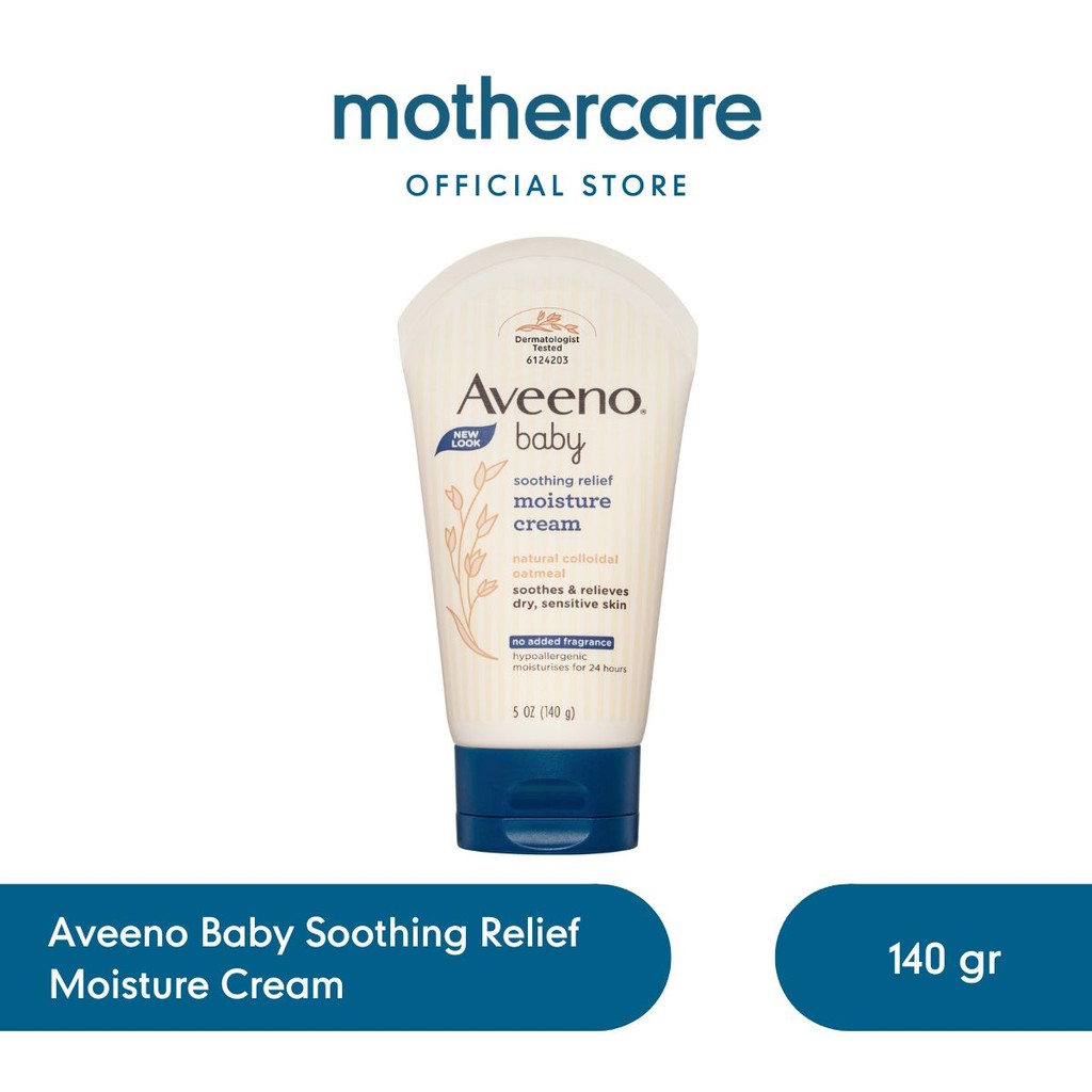 Aveeno® Baby Soothing Relief Moisture Cream 140gr - Krim Pelembap Bayi 140gr