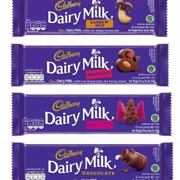 

Cadbury Dairy Lk 62 Gr/ 65Gr Chocolate Halal