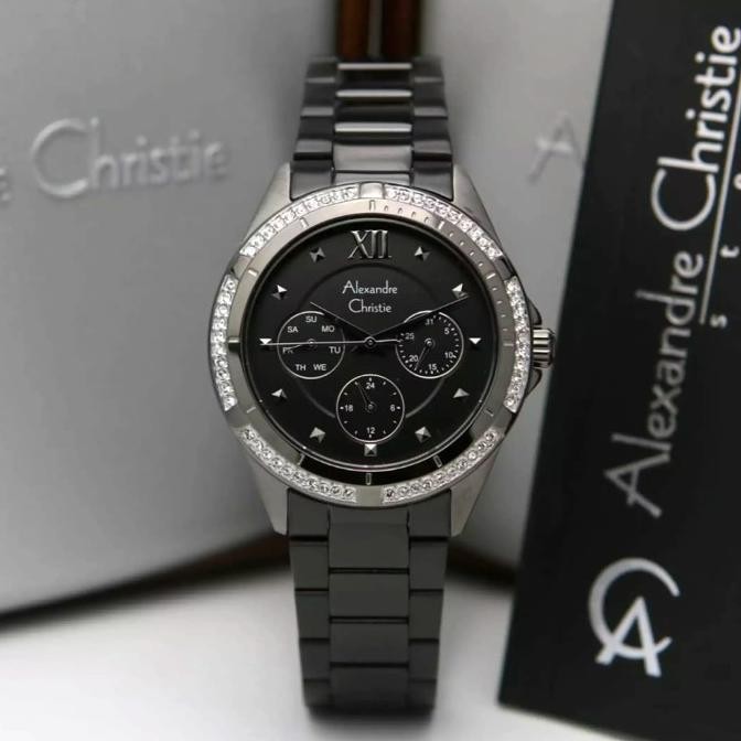 ALEXANDRE CHRISTIE AC2644 AC 2644 Black JAM WANITA
