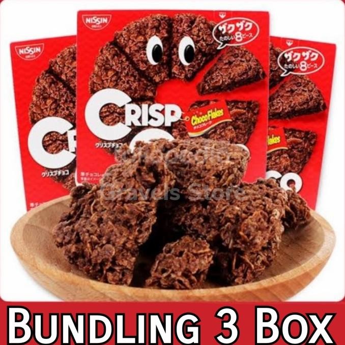 

[BUNDLING 3 BOX] CISCO CRISP CHOCOLATE FLAKES - SNACK COKELAT JEPANG ORIGINAL DAN TERPERCAYA