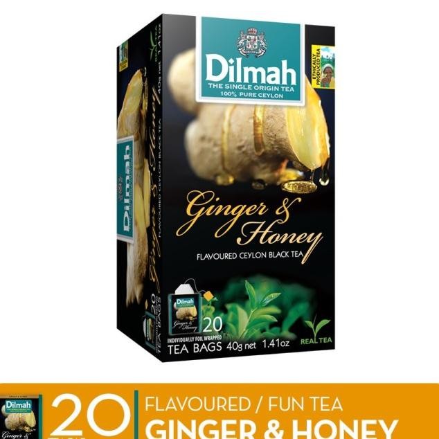 

Dilmah Tea Ginger & Honey - Teh Celup Enveloped 20 Bags