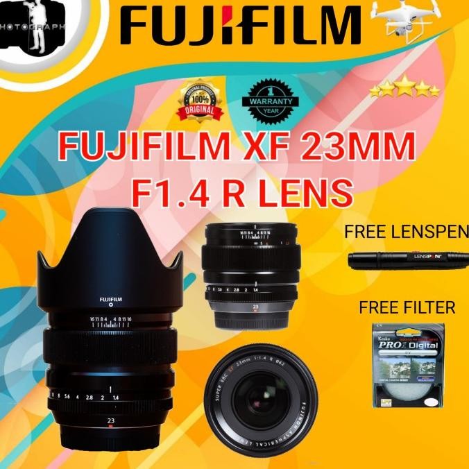Fujifilm Xf 23Mm F1.4 R Lens / Fujinon Xf 23Mm F1.4 R Lens / Xf23Mm Original