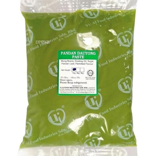 

Yu Ai - Pasta Filling Pandan 1Kg / Pandan Mung Bean