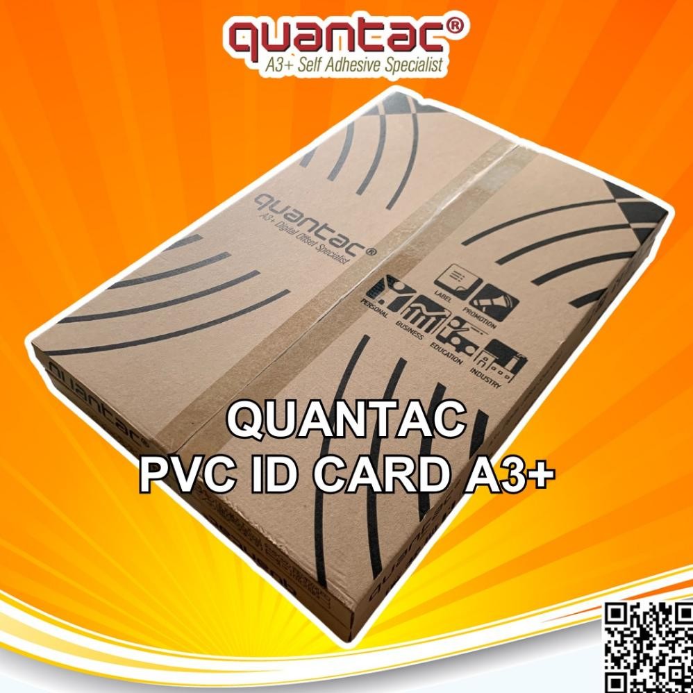 

Quantac PVC Card Print Laser Toner A3+ ID Card 3 Layers 25 Set PET Instant - Pack