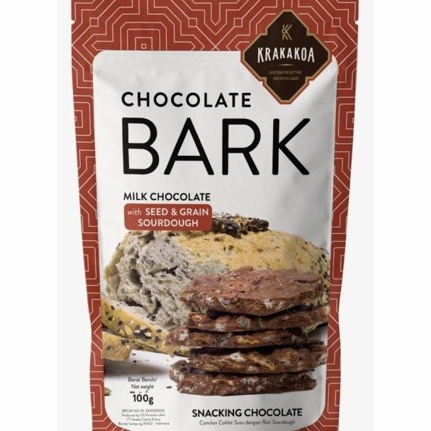 

Krakakoa Beau Lk Chocolate Bark With Sourdough 100G | Sna Cokelat