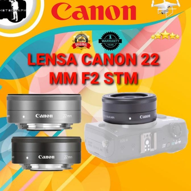 Lensa Canon 22Mm F2 Stm / Mirroless Canon 22Mm Stm Original
