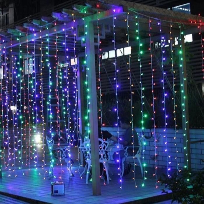 Lampu Natal Tirai Led Curtain Light
