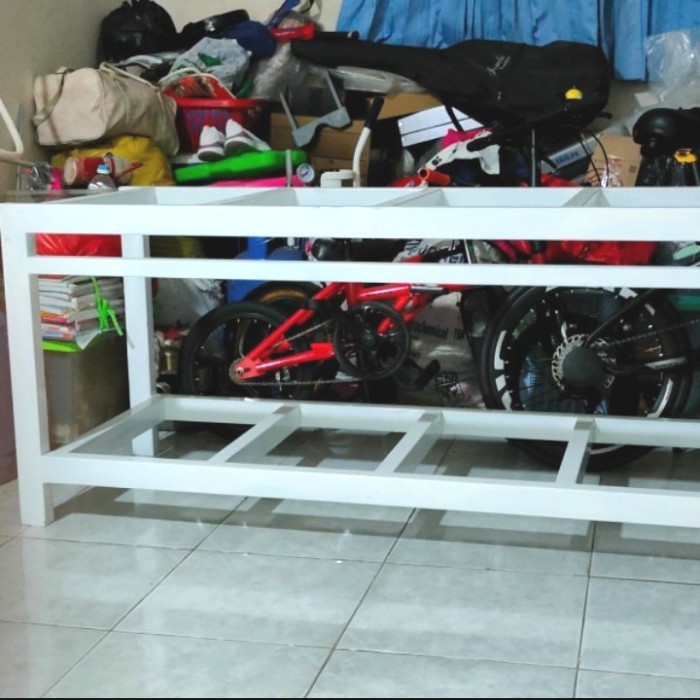 KK Koleksiii Rak Besi Aquarium P 120 x L 50 x T 70 Rak Besi Akuarium Meja Aquarium