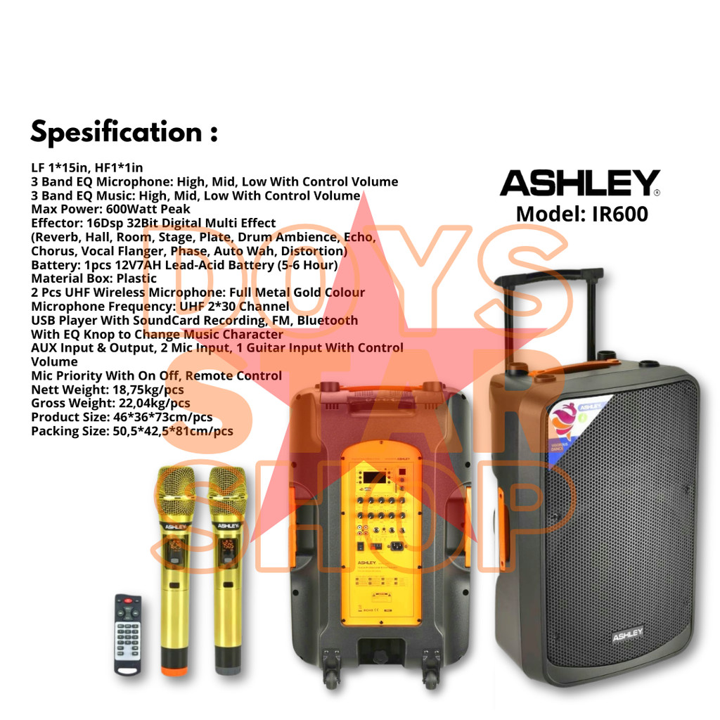 ORIGINAL ASHLEY IR600