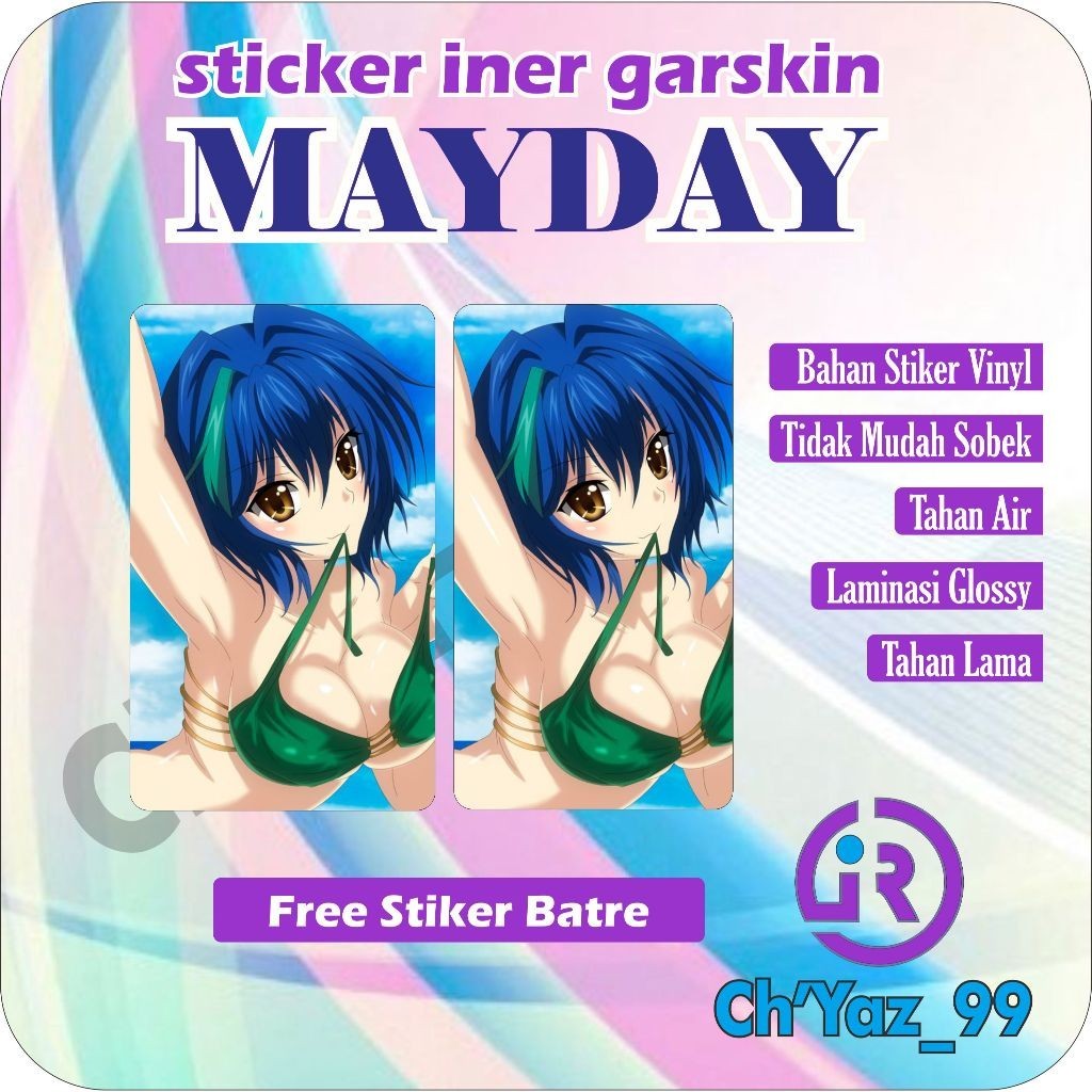 

Wrap* Mayday Iner Wrap Skin Stiker Garksin CUSTOM Gratis (2pcs)