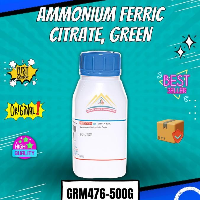 Ammonium ferric citrate, Green, 500G