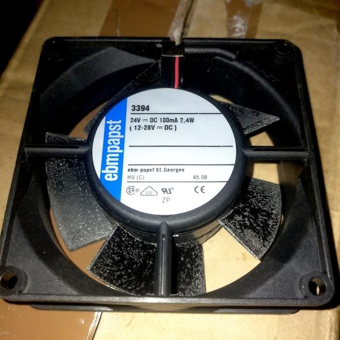 FAN EBMPAPST 3394 FAN EBMPAPST 3394 EBMPAPST 24V DC 100 MA 2,4W 1411T