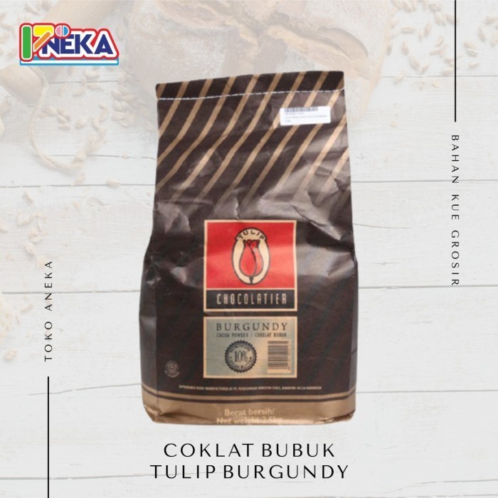 

coklat bubuk tulip burgundy 1sak@2.5kg