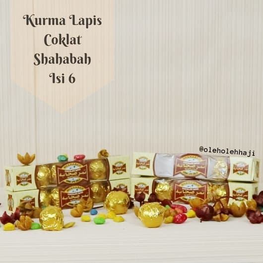 

Shahabah Kurma Lapis Coklat/Coklat Kurma Arab