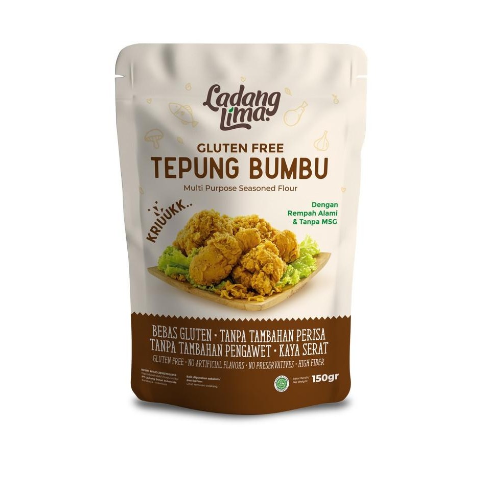 

Ladang Lima Tepung Bumbu 150 Gram Serbaguna