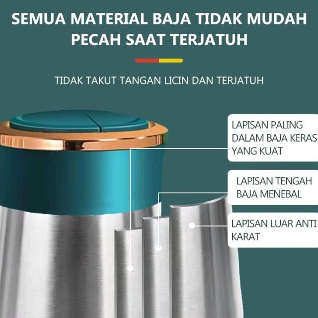 Han River Blender Chopper 2L (Hrjrj04)Hijau