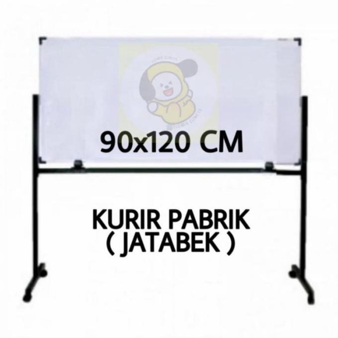 

BEBAS ONGKIR - whiteboard Sakura Standing 90x120 READY