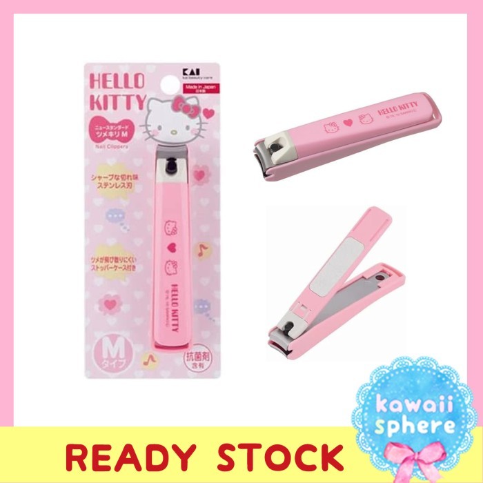 

Gunting Kuku KAI Hello Kitty Size M Original Buy in Japan Ready