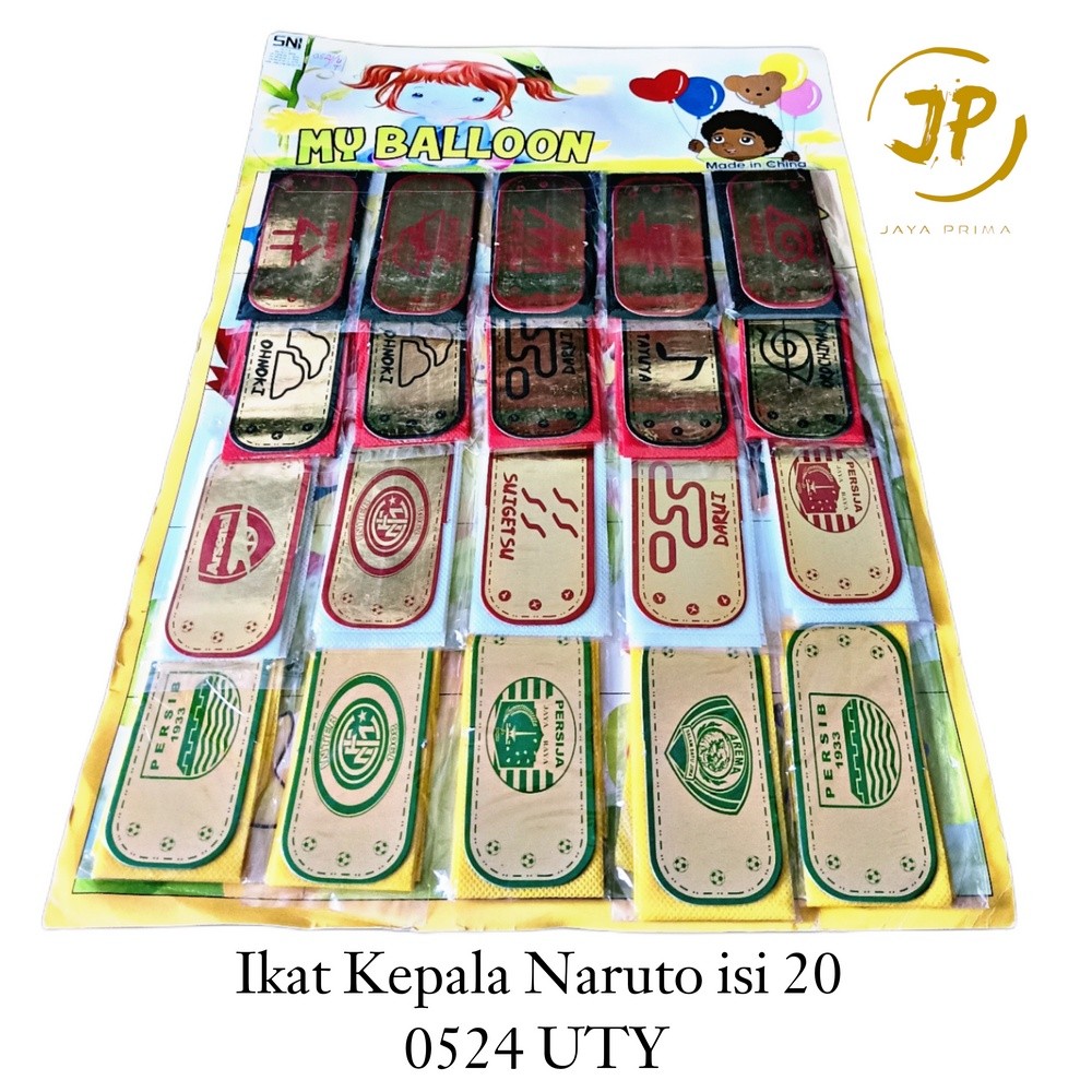 MAINAN ANAK IKAT KEPALA NARUTO ISI 20