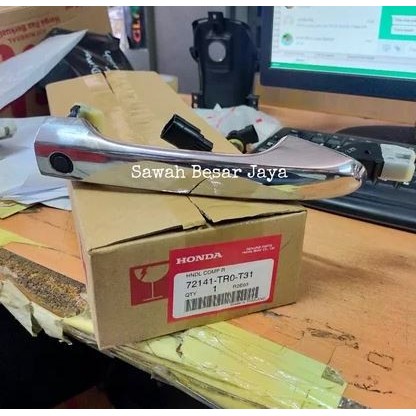 Handle Handel Gagang Pintu Luar Chrome Honda CRV Gen 4 Civic FB