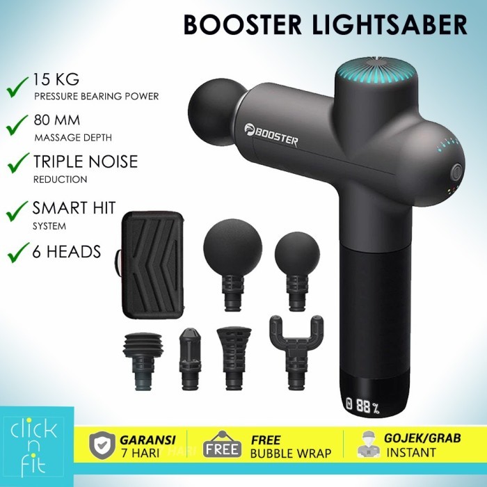 Ready Stock Alat Pijat Booster (Booster Massage Gun)