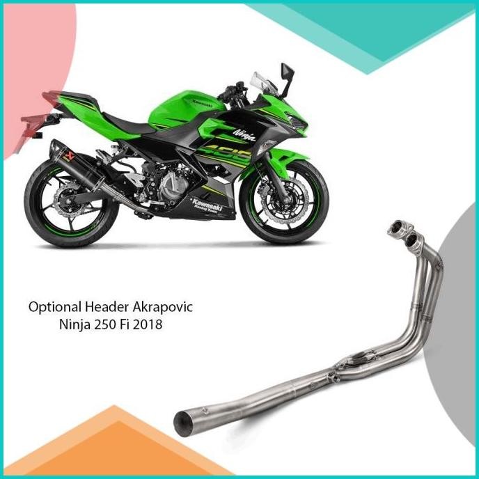 Header knalpot Akrapovic Slovenia Original New Ninja 250 FI 250Fi 201