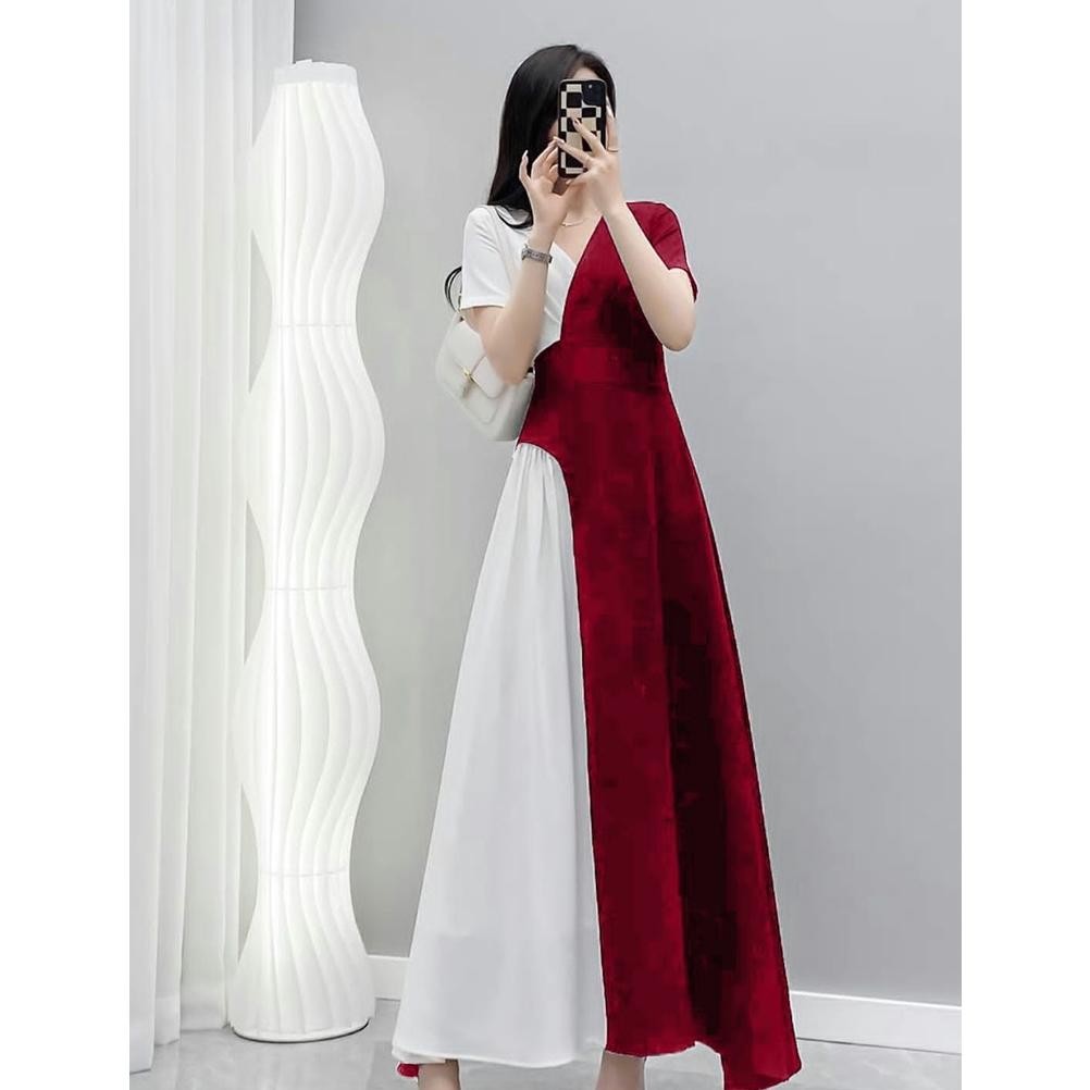 WTYU QUINNYSHOP--BAJU DRES CASUAL WANITA KOREA TERBARU-DRES NATAL