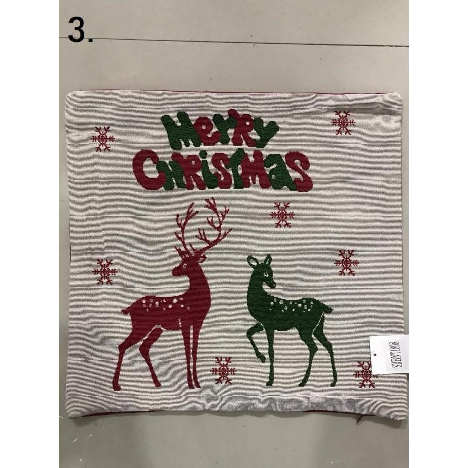 SARUNG BANTAL TEMA NATAL DEKORASI NATAL TERSEDIA 5 MOTIF P67JM