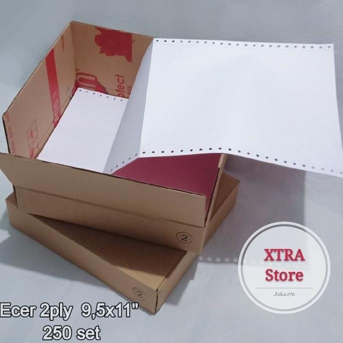 

TERMURAH - ECER Kertas komputer continuous form 2ply CF 9.5x11inc berkualitas