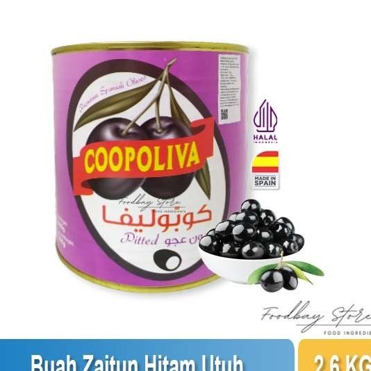 

Coopoliva - Pitted Bla Os 2,6 Kg / Buah Zaitun Hitam