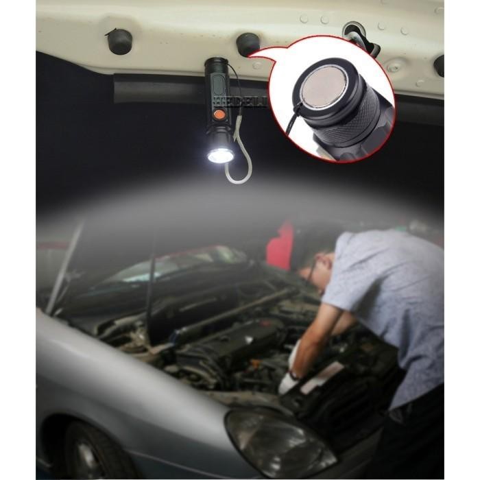 Taffled Senter Led Lantera Usb T6 + Cob 2300 Lumens - Wy8106