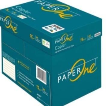 

[Grab/Gojek] Kertas Fotocopy Print HVS A4 75 / 80 gr PaperOne Box Dus