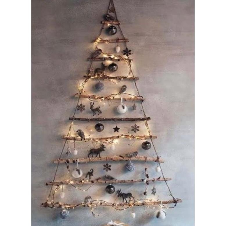 Pohon Natal Ranting Kayu /Hiasan Natal