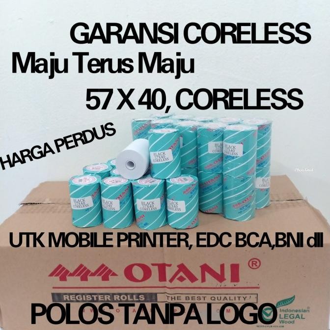 

TERLARIS - Otani Kertas Thermal Struk 57x40, Harga Perdus