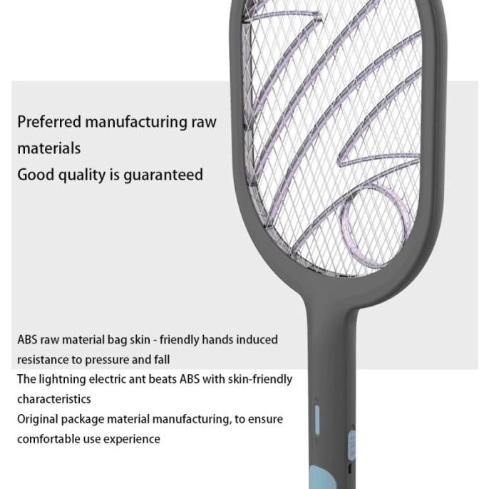 HABE Raket Nyamuk UV Multifungsi Standing Mosquito Trap TK