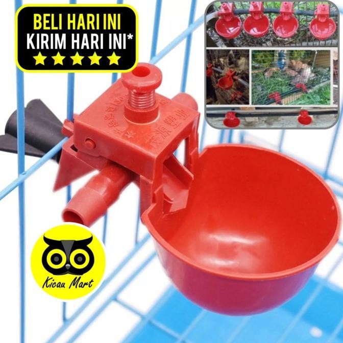 New Kicau Mart Alat Minum Nipple Puyuh Mi Merah Nipel Nipple Nippel Ni Original Dan Terpercaya