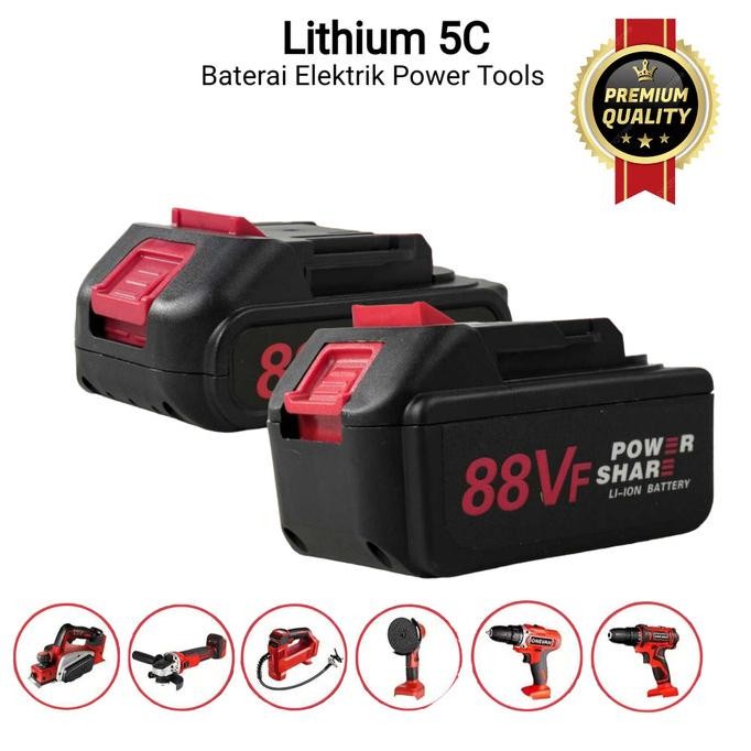 Baterai Pengganti Jet Cleaner / Bor / Gergaji Listrik Cordless Tool 5C