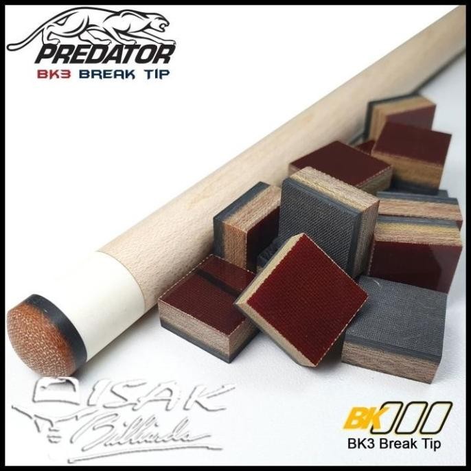 ready stock predator bk tip - phenolic break hard tips - billiard MURAH