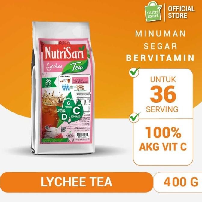 

TERMURAH NutriSari Lychee Tea Refill 400 gram - Teh Leci Serbuk