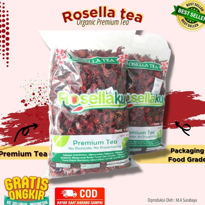 

TERMURAH ROSELA KERING MERAH 100% ORGANIK MURAH DEPKES-PIRT 1KG