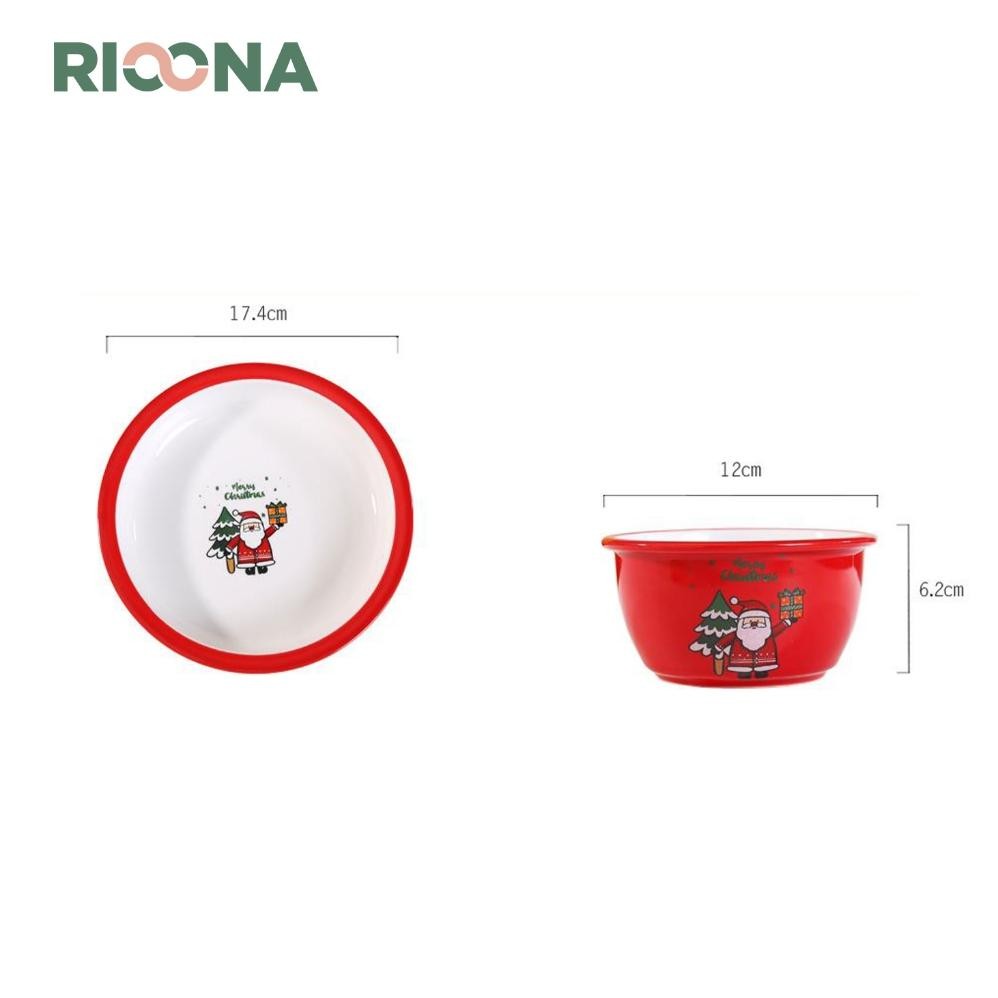 HGT Mangkok Natal Keramik Set Hampers Natal Mangkok Keramik Set Natal