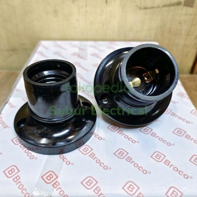 fitting plafon broco 210L fitting plafon hitam fitting lampu plafon